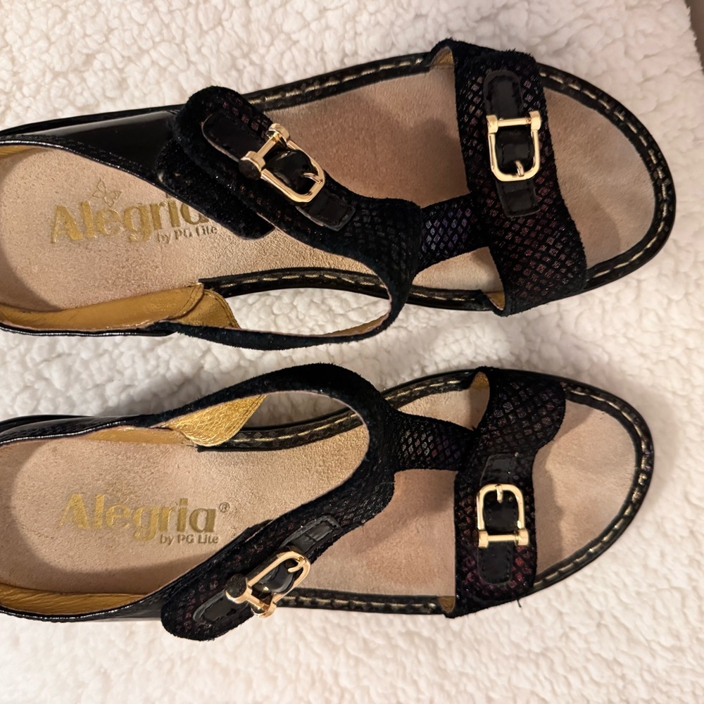 Alegria Adjustable Platform Sandals